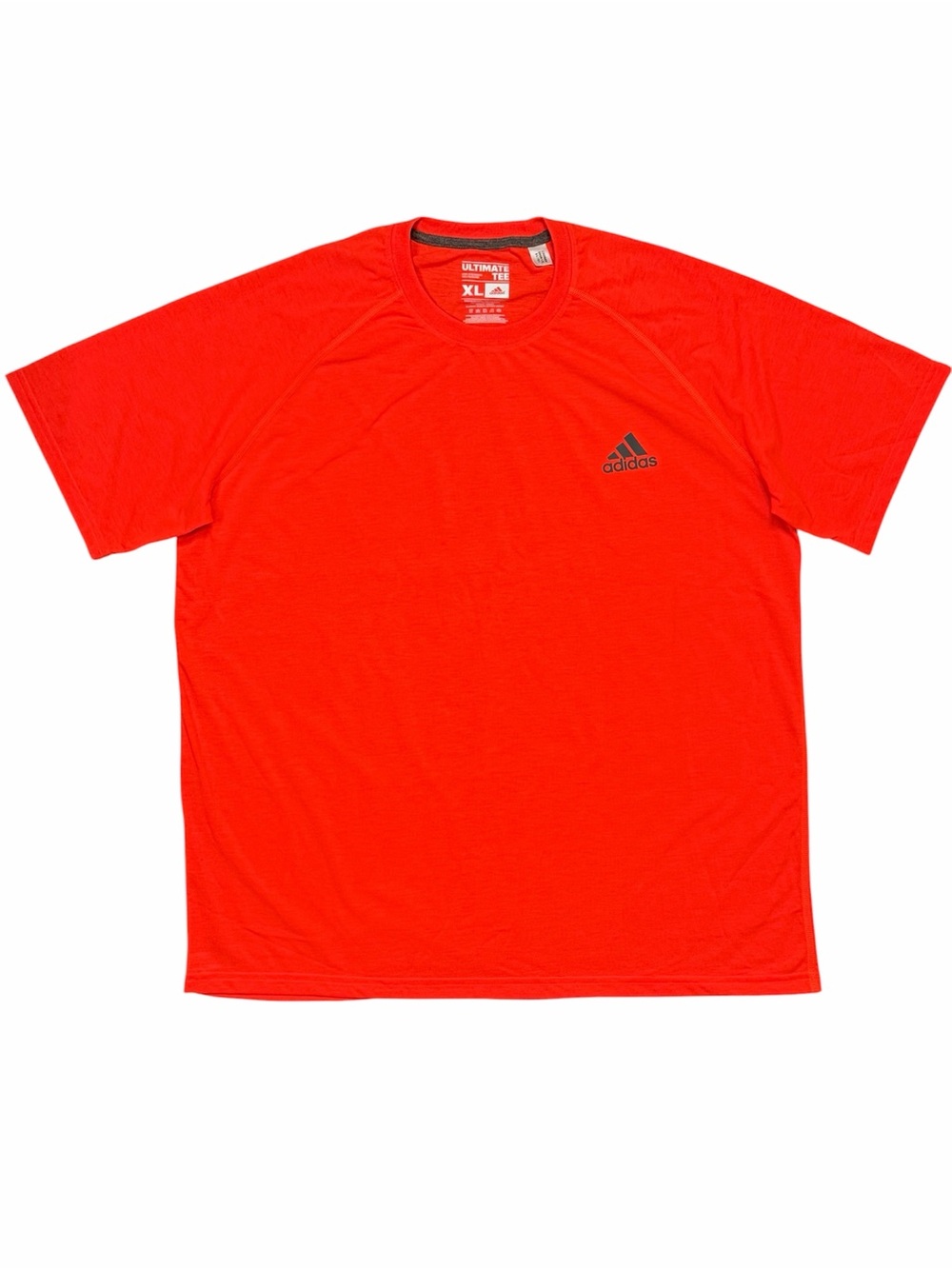 NWOT adidas 2014 Men’s Bright Red Short Sleeve Athletic Tee Climalite sz. XL